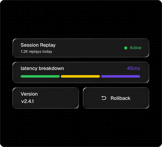 Production ops built in